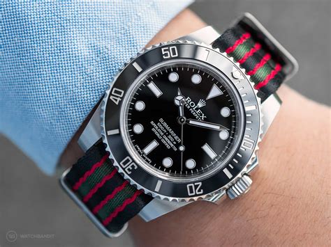 rolex submariner on nato strap|best strap for rolex submariner.